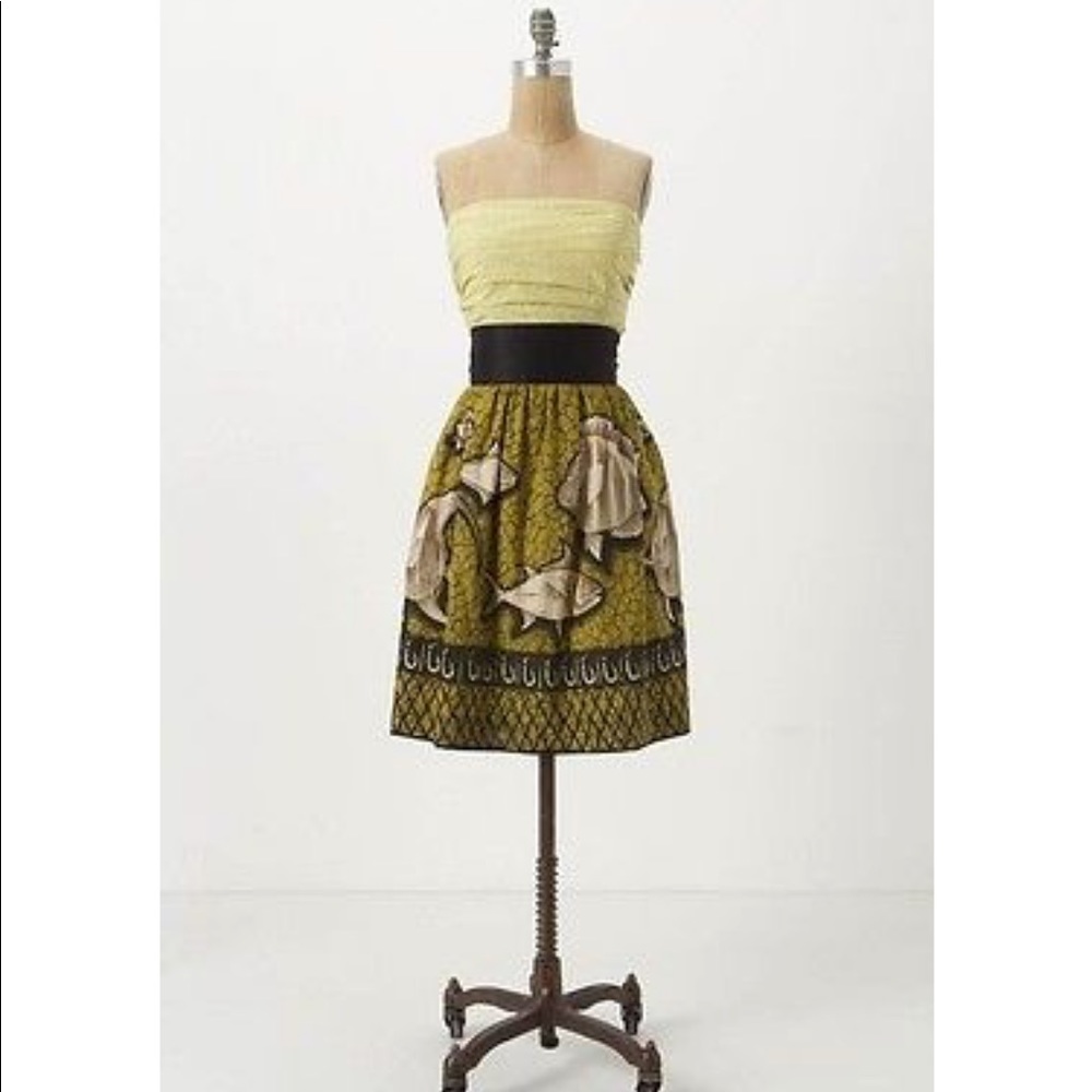 Anthropologie brand Vanessa Virginia Fish Dress